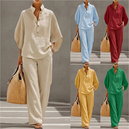 Women's Casual Shirt Suit