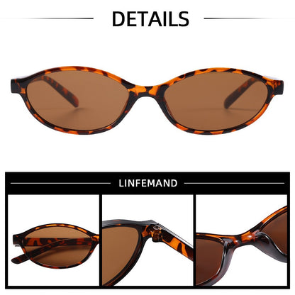 Kleine ovale Sonnenbrille