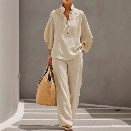Women's Casual Shirt Suit