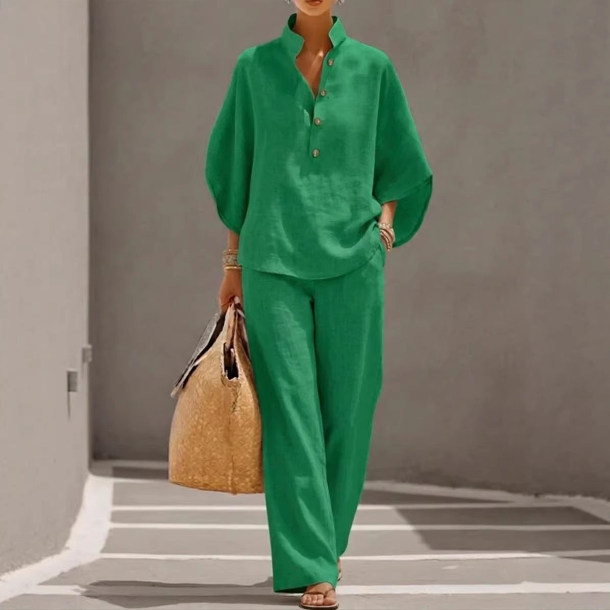 Women's Casual Shirt Suit