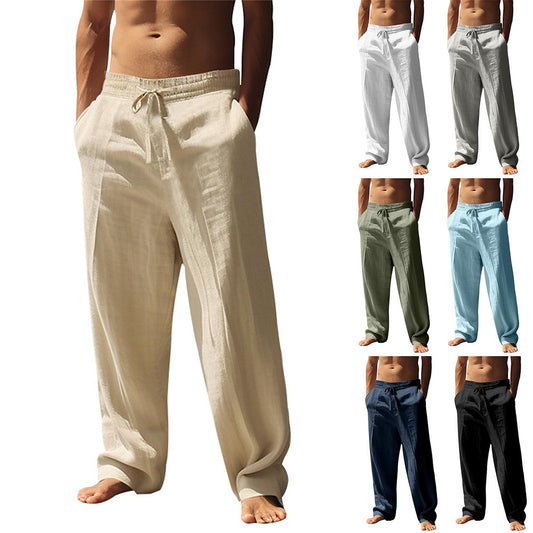 Mens Loose Fit Casual Long Pants